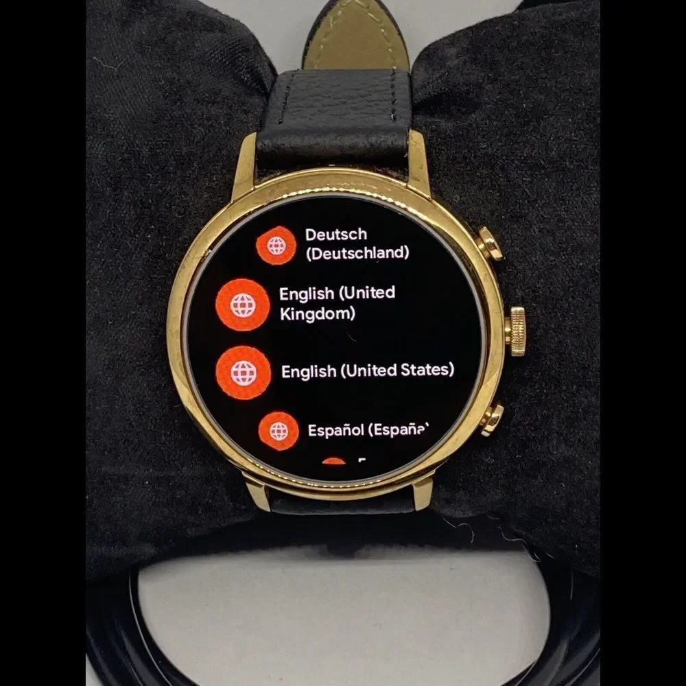 Fossil Gen 4 Authentic Digital Dial Smart Watch Custom Band FTW6031 AB361